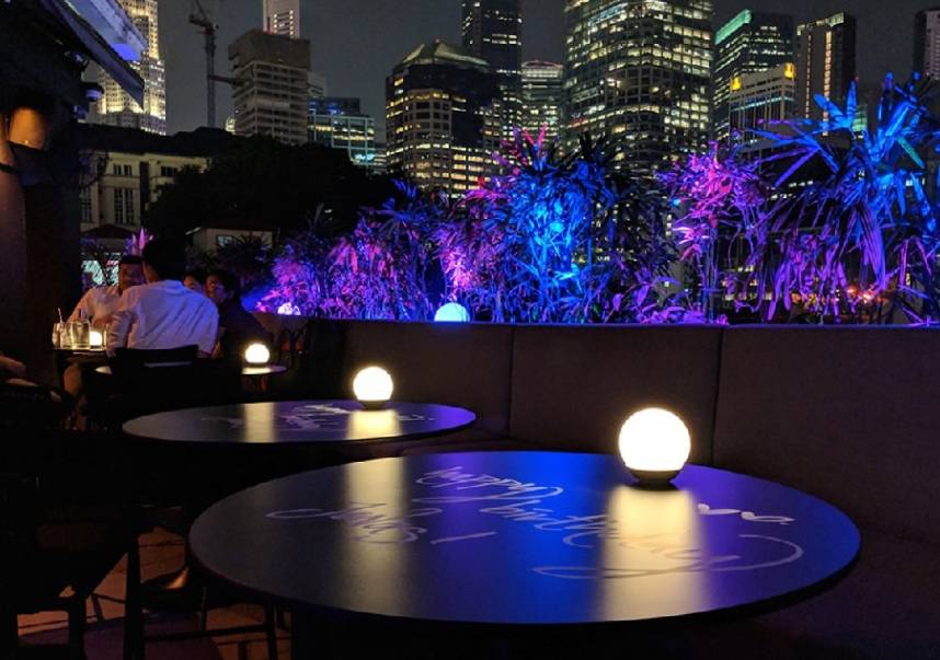 The Other Roof - Outdoor RGB Linear & Spots with Pharos LPC2 Control